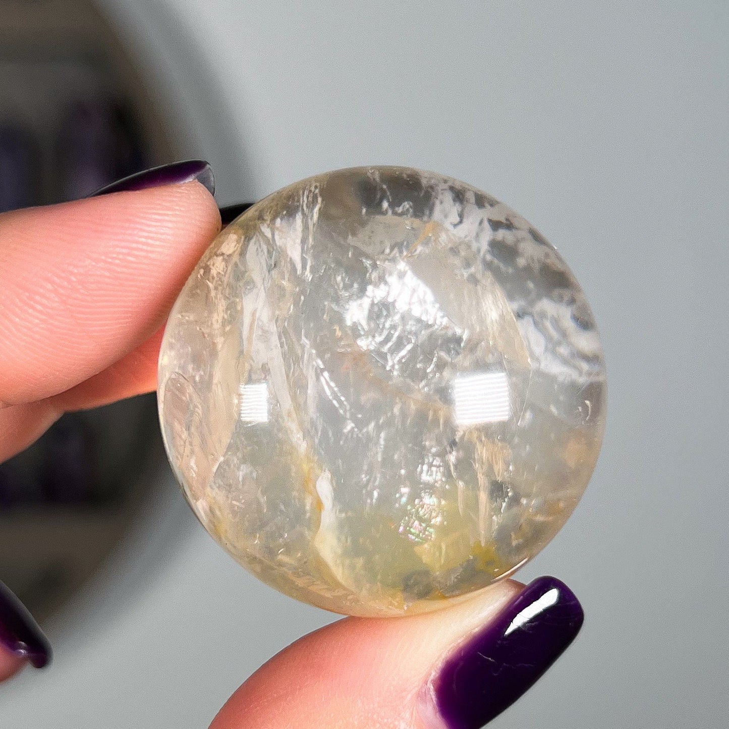 Girasol Hematoid Quartz Sphere