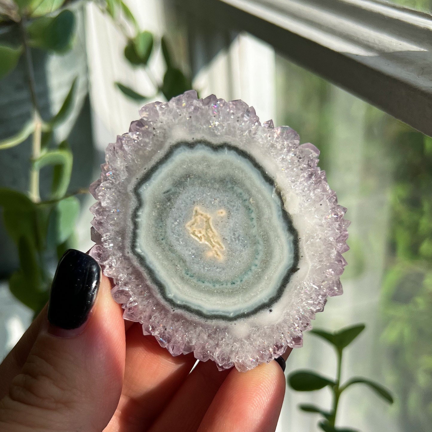 Amethyst Stalactite Slice