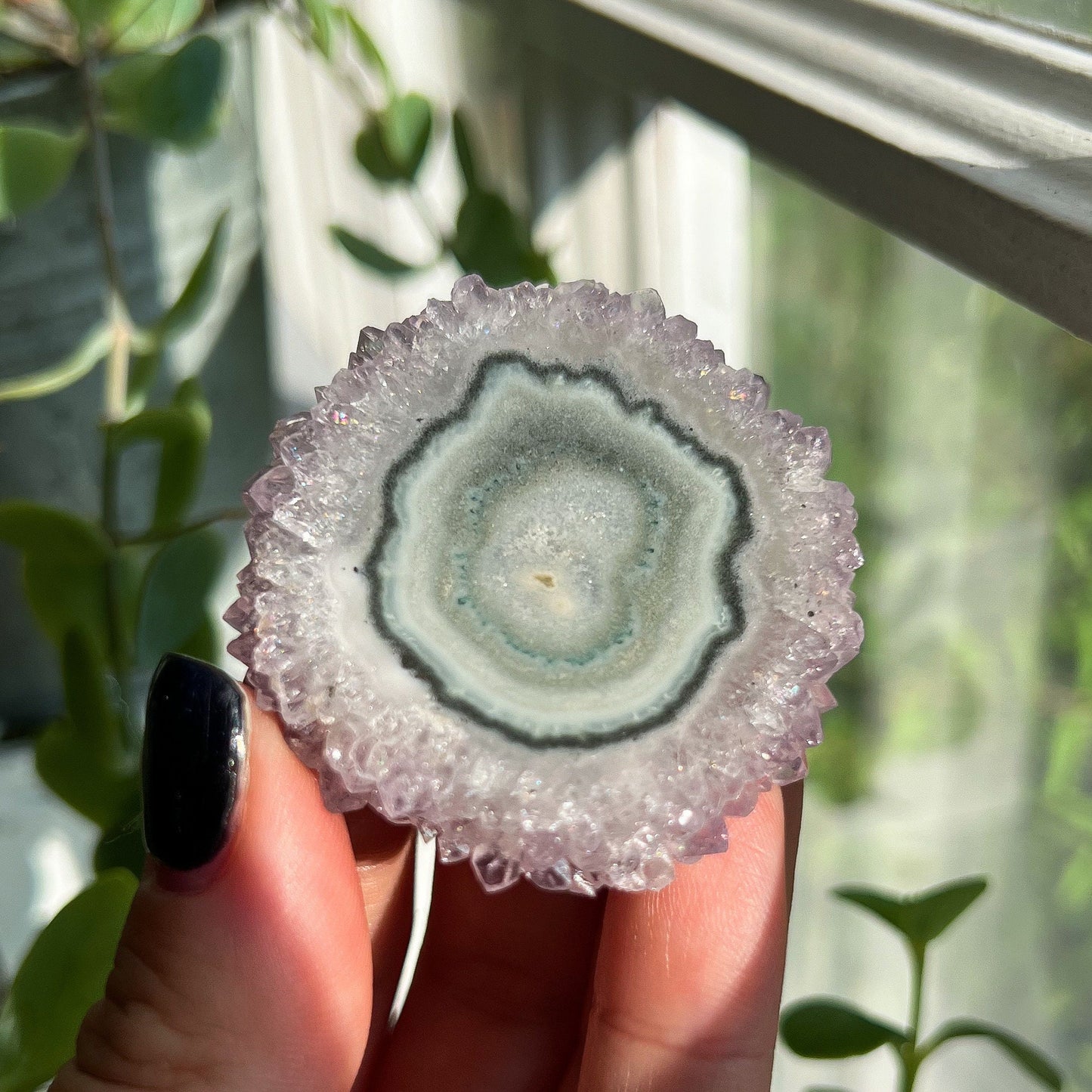 Amethyst Stalactite Slice
