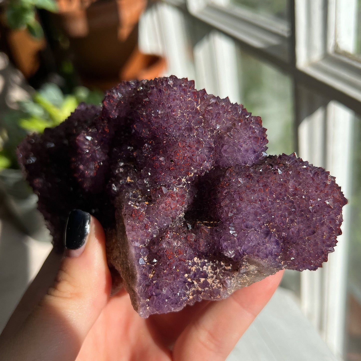 Purple Amethyst Druzy Formation