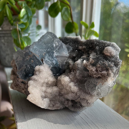 Blue Fluorite from La Viesca Mine
