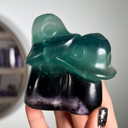 Rainbow Fluorite Mushroom