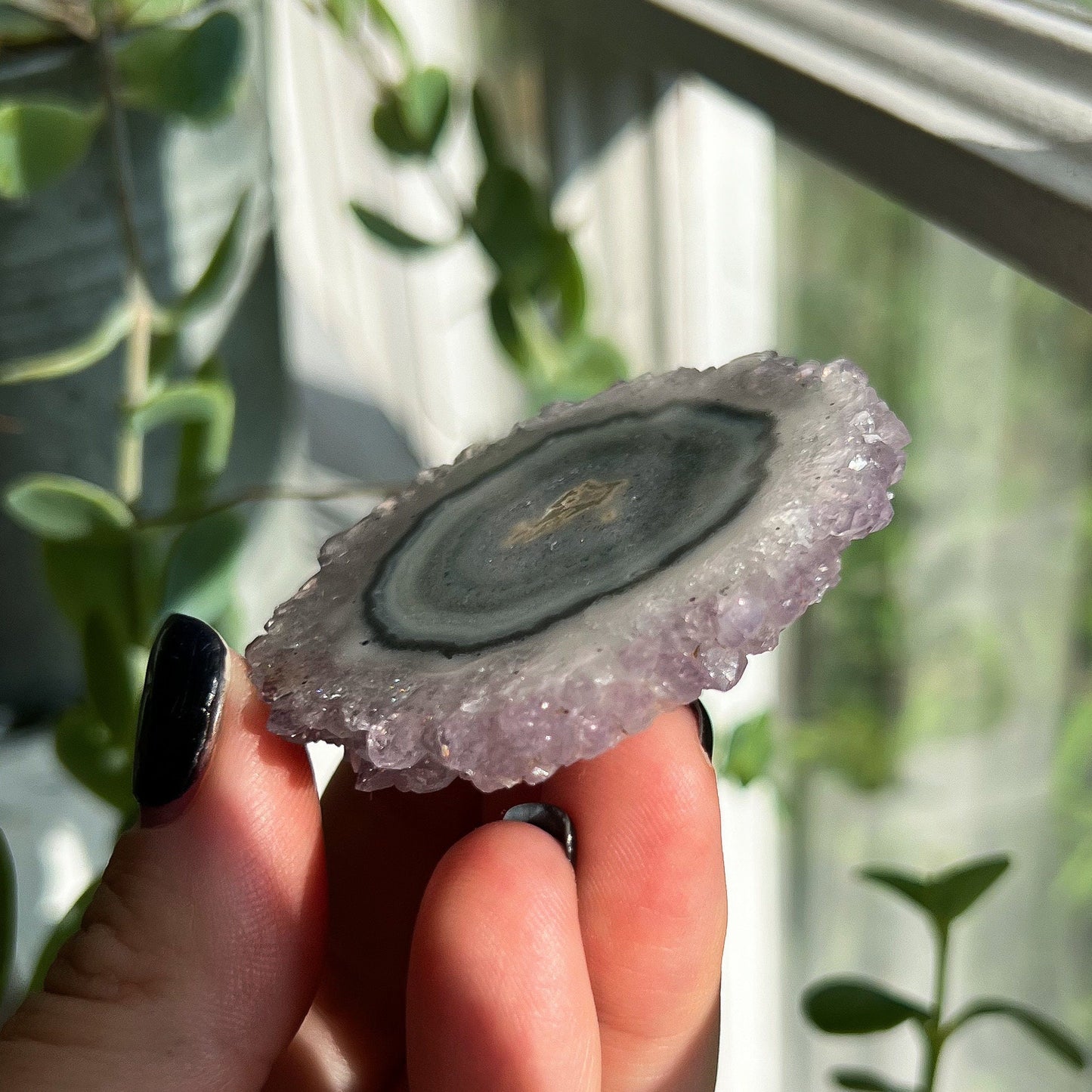 Amethyst Stalactite Slice