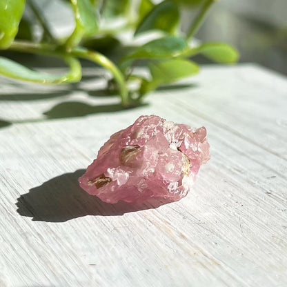 Crystallized Rose Quartz Cluster