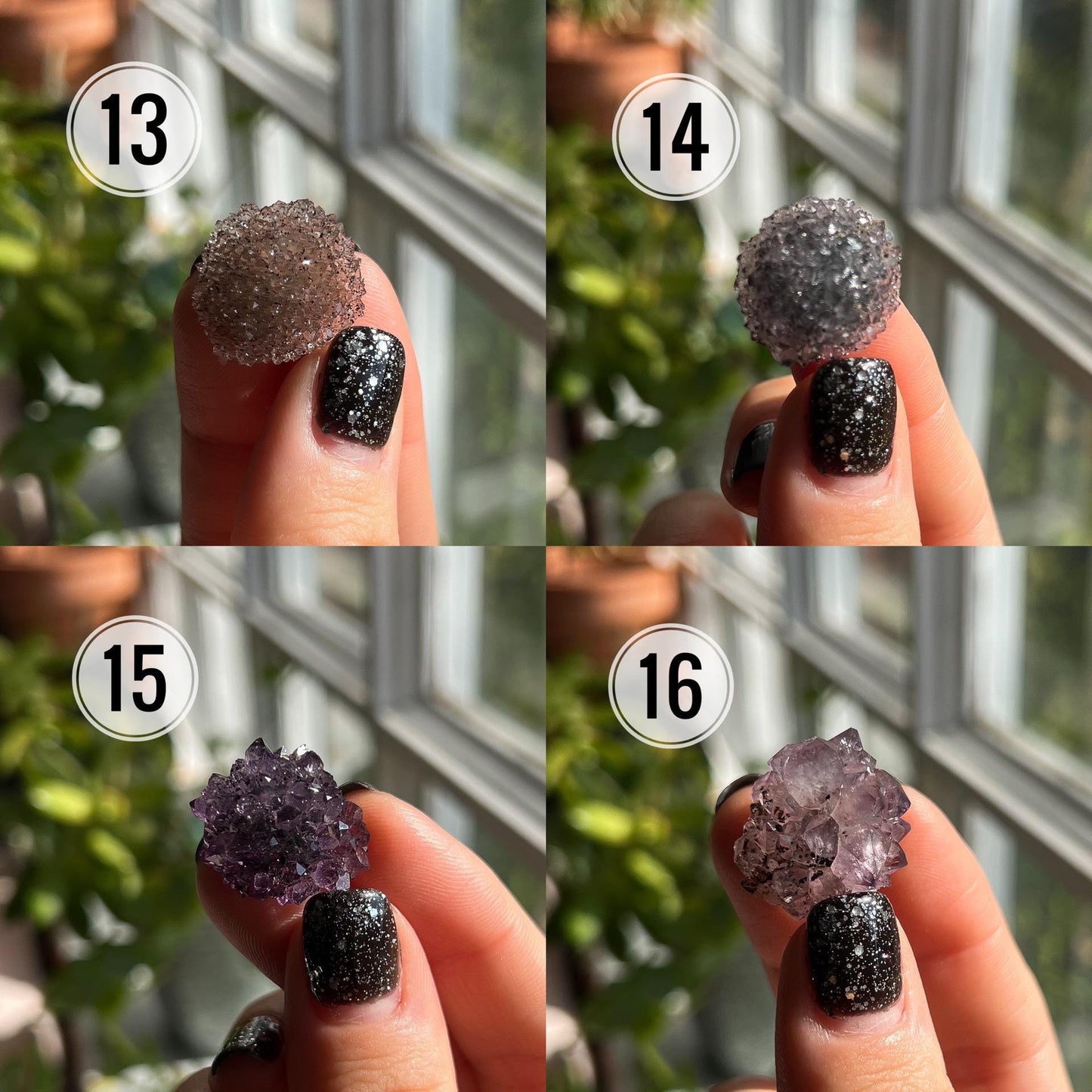 Amethyst Mini Rosette