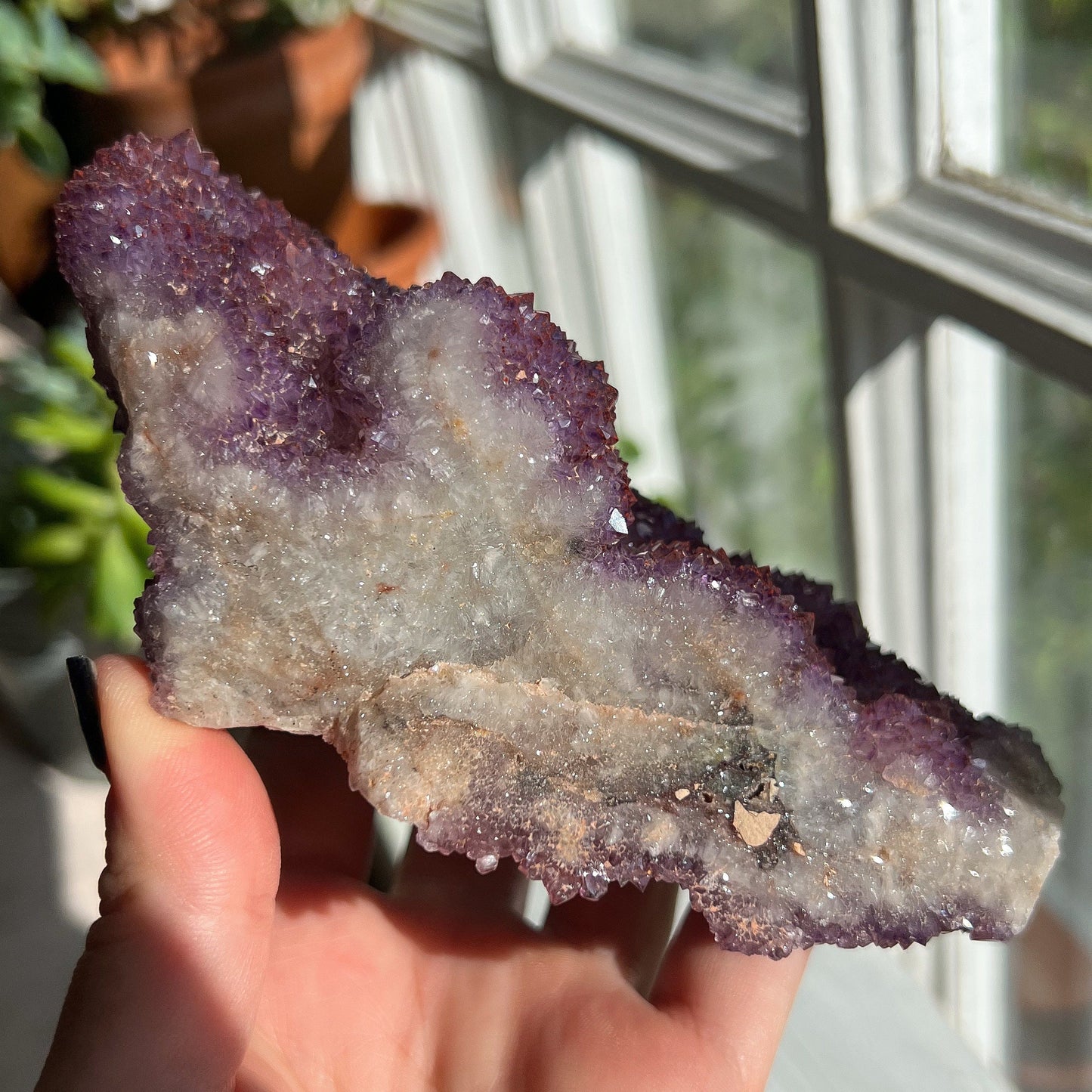 Purple Amethyst Druzy Formation