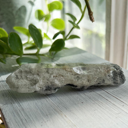 Corinto Garden Quartz Crystal, with Tourmaline Hairs