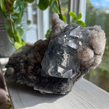 Blue Fluorite from La Viesca Mine