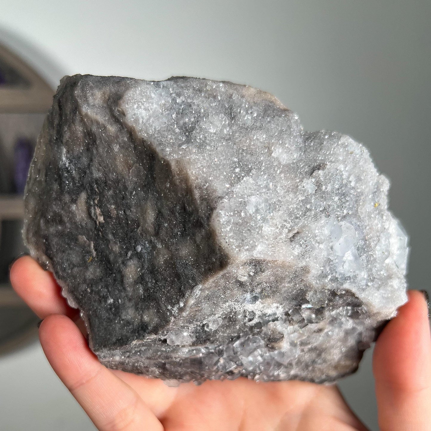 Blue Fluorite from La Viesca Mine