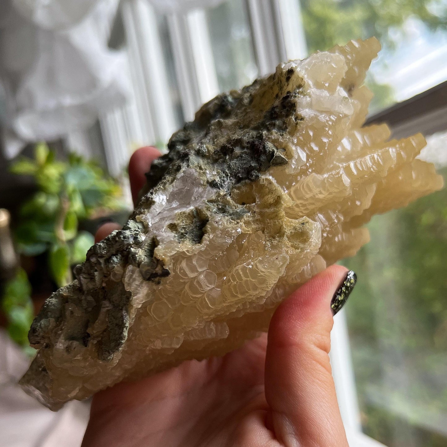 Feather Leaf Calcite Specimen