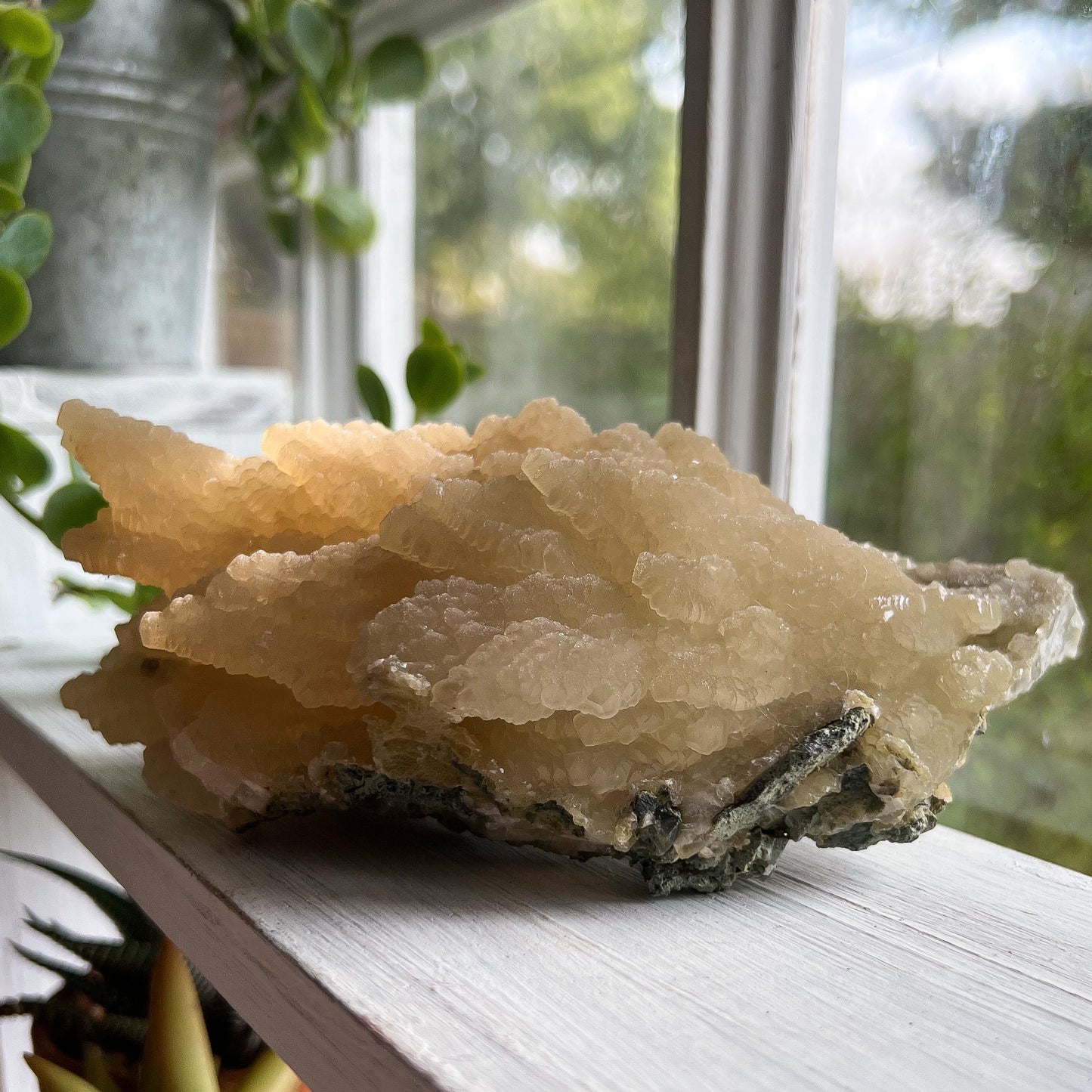Feather Leaf Calcite Specimen