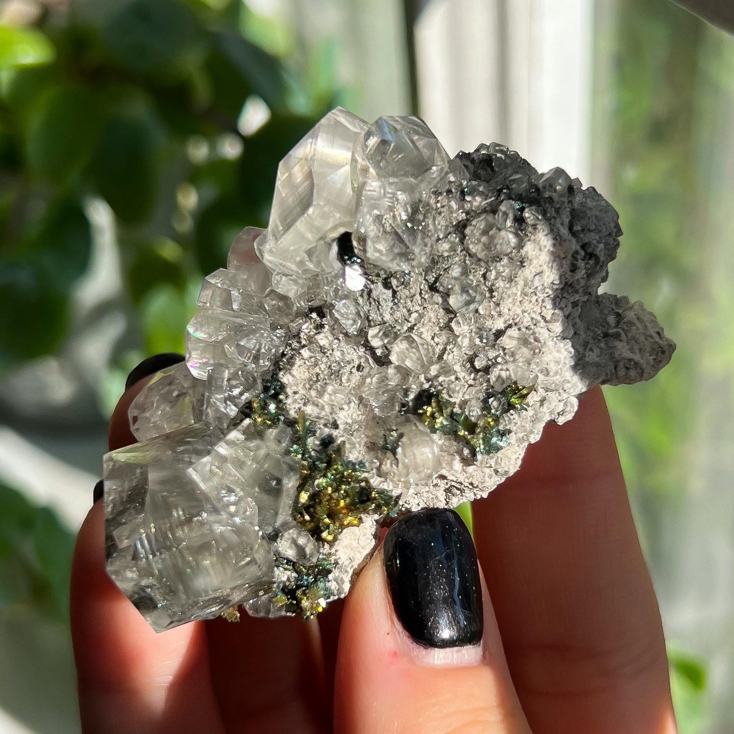 Marcasite Calcite Cluster