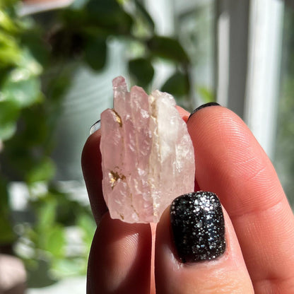 Crystallized Rose Quartz Cluster