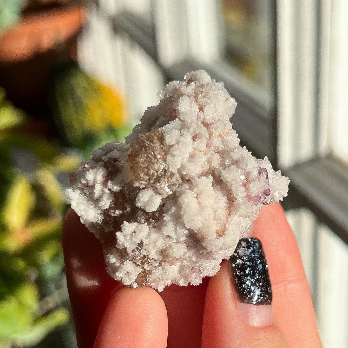 Fluorite Quartz Calcite Cluster Specimen