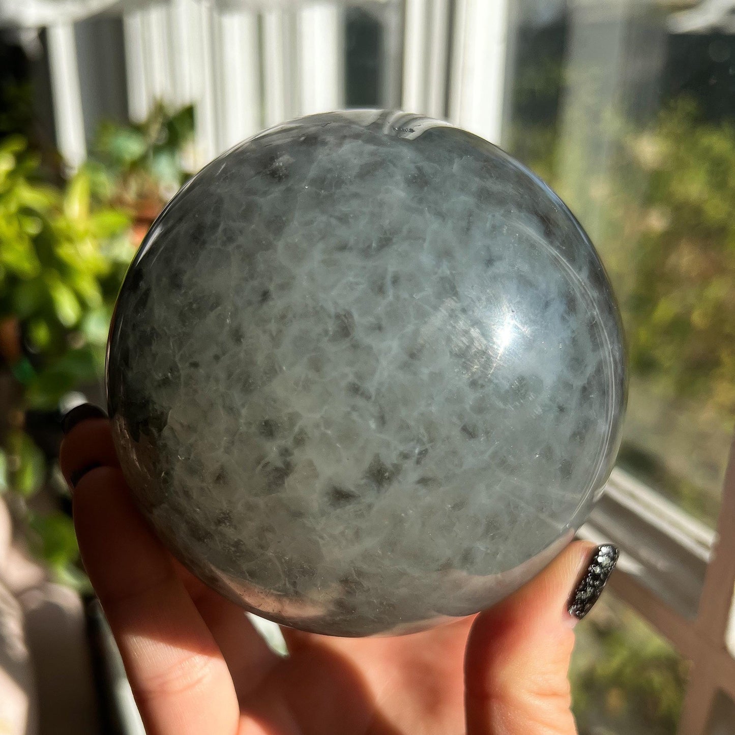 Amethyst Goethite Calcite Formation Sphere