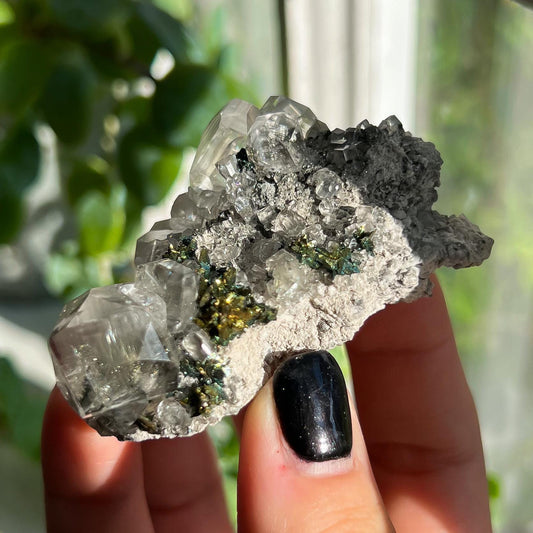 Marcasite Calcite Cluster