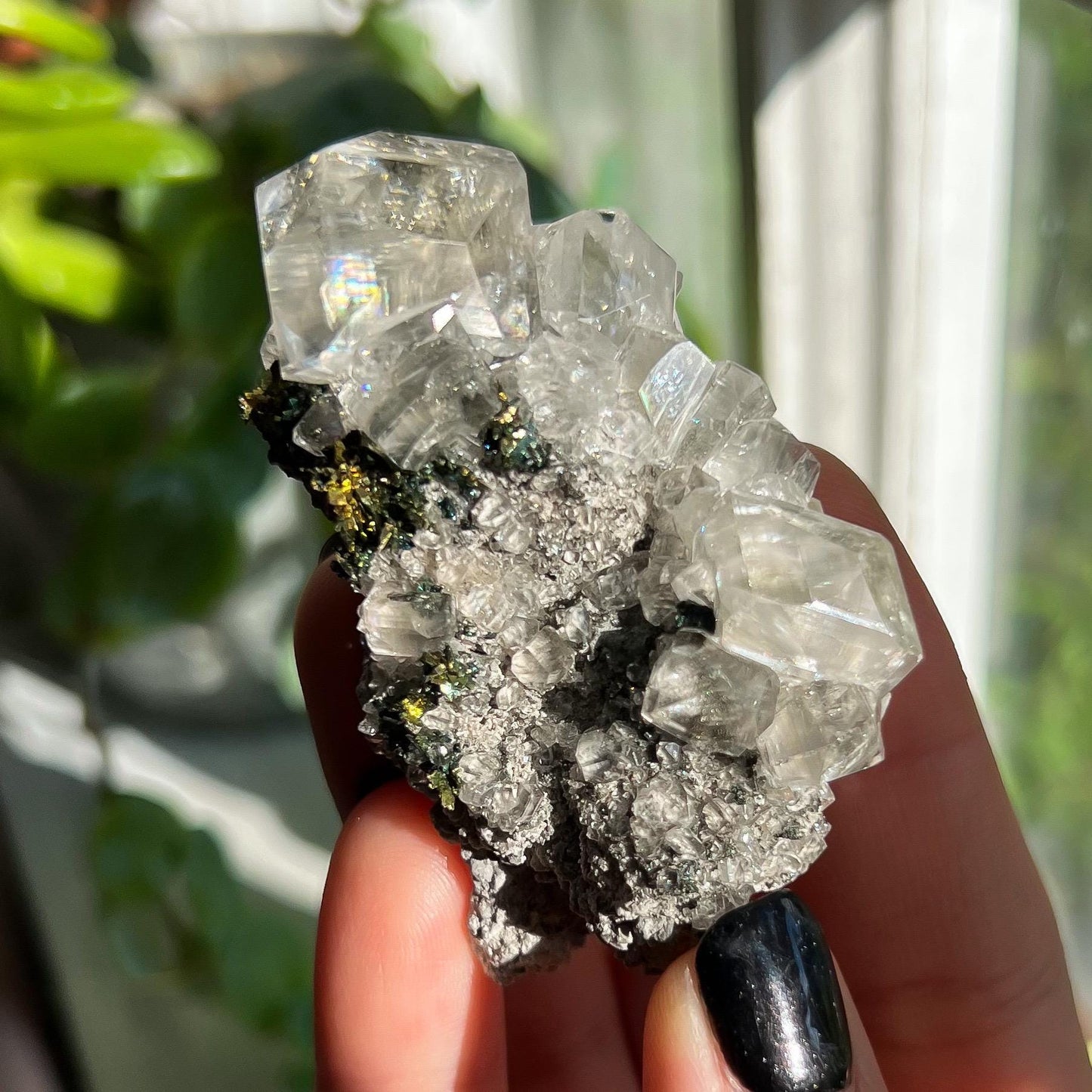 Marcasite Calcite Cluster