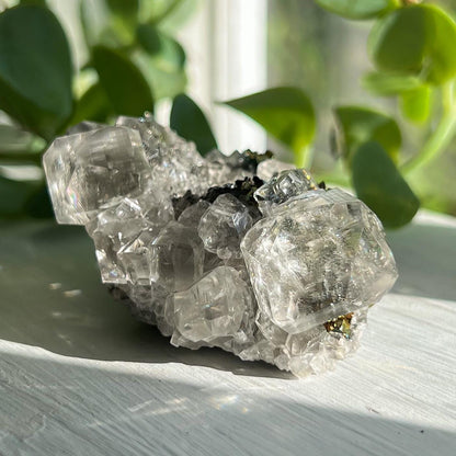 Marcasite Calcite Cluster