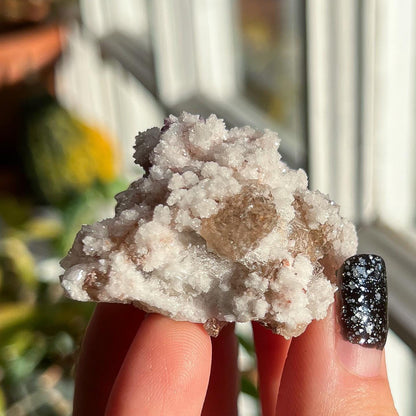 Fluorite Quartz Calcite Cluster Specimen