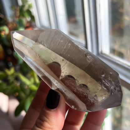 Smoky Lemurian Quartz Wand