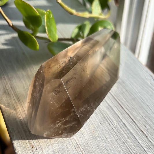 Smoky Lemurian Quartz Wand