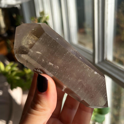 Smoky Lemurian Quartz Wand