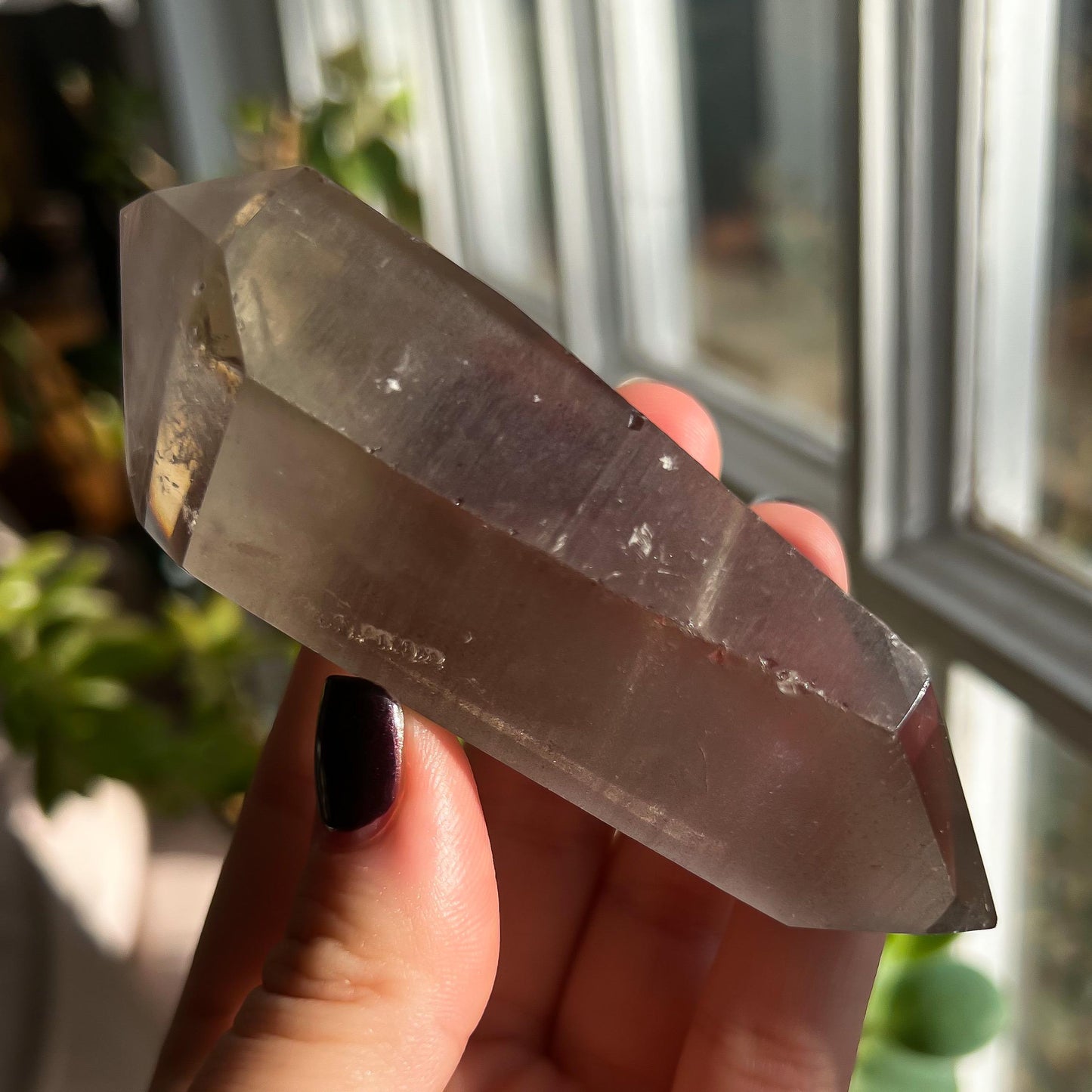 Smoky Lemurian Quartz Wand