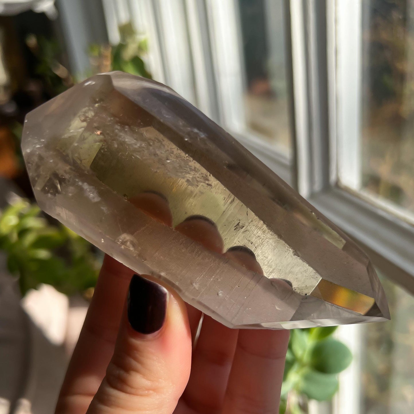 Smoky Lemurian Quartz Wand
