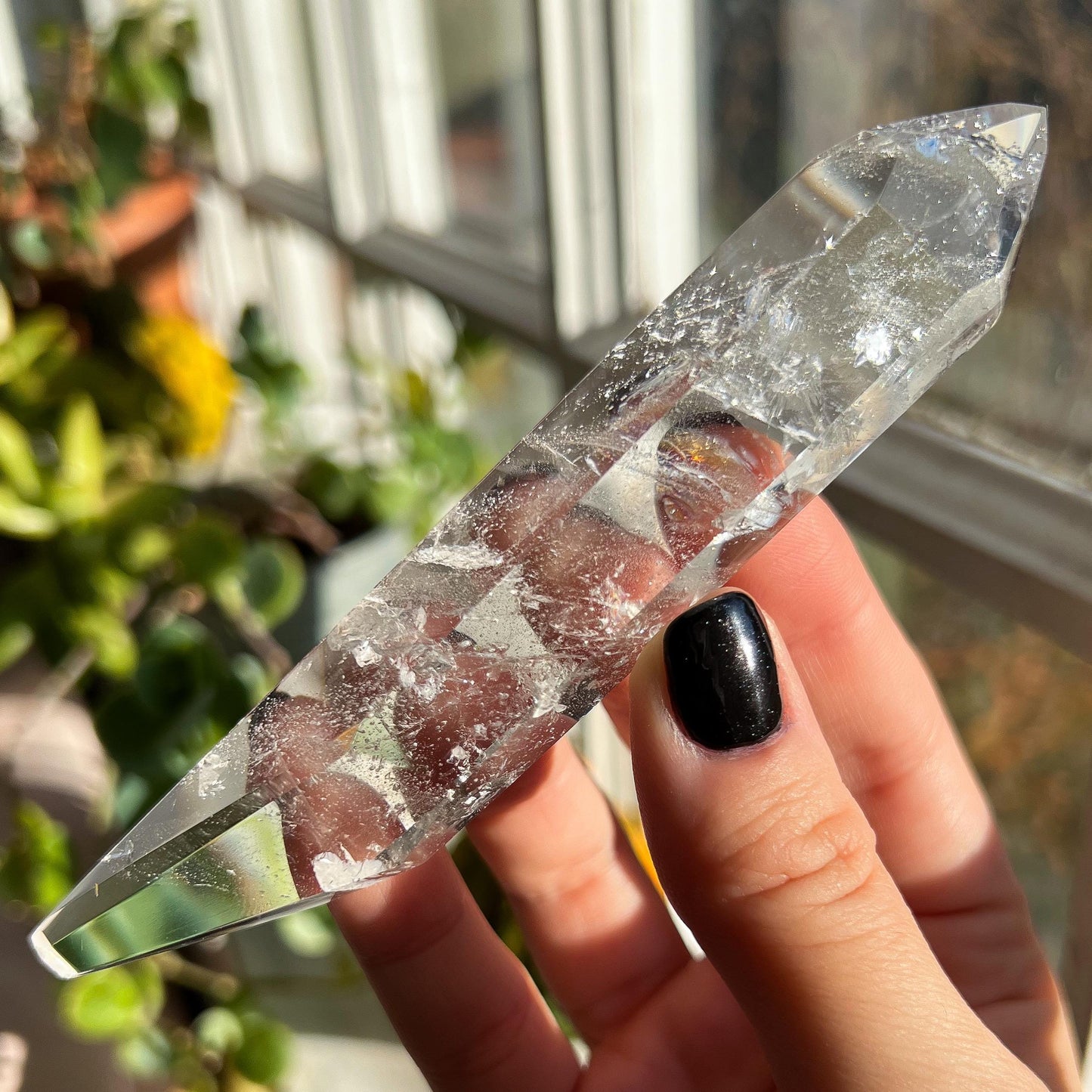 Clear Lemurian Quartz Wand