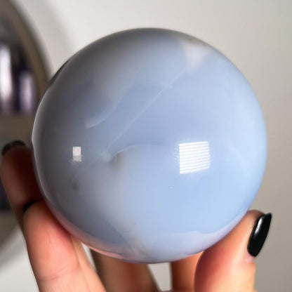 Blue Chalcedony Sphere