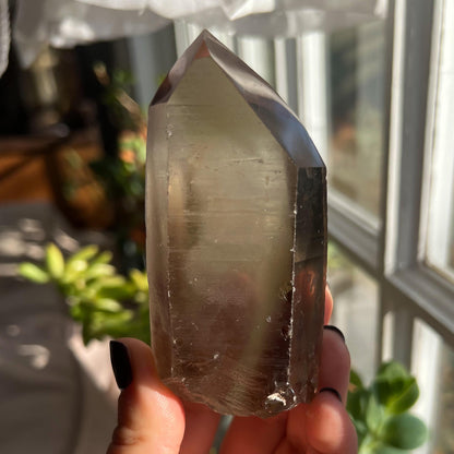 Smoky Lemurian Quartz Wand