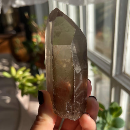 Smoky Lemurian Quartz Wand