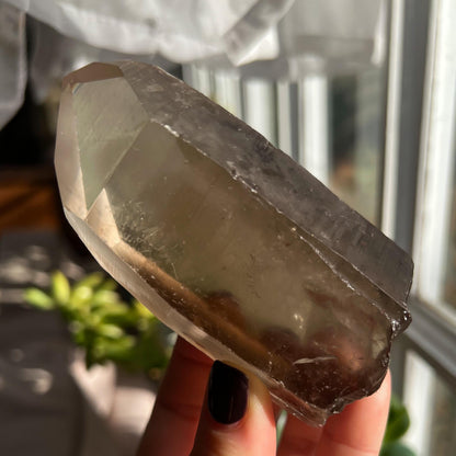 Smoky Lemurian Quartz Wand