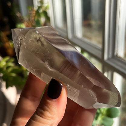 Smoky Lemurian Quartz Wand