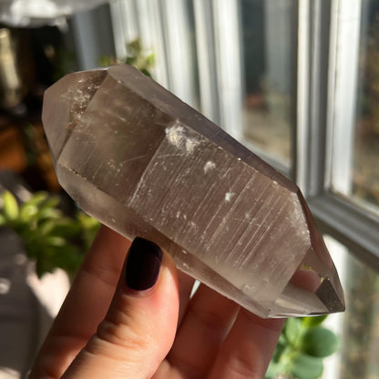 Smoky Lemurian Quartz Wand