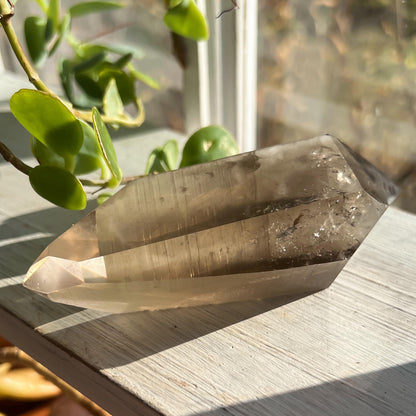 Smoky Lemurian Quartz Wand