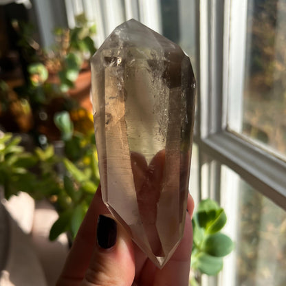 Smoky Lemurian Quartz Wand