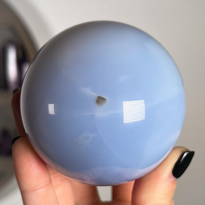 Blue Chalcedony Sphere