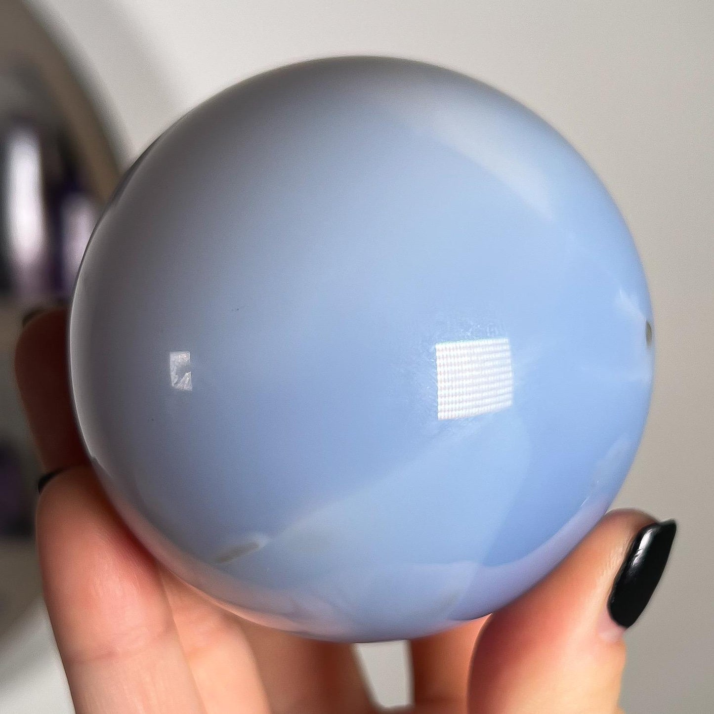 Blue Chalcedony Sphere