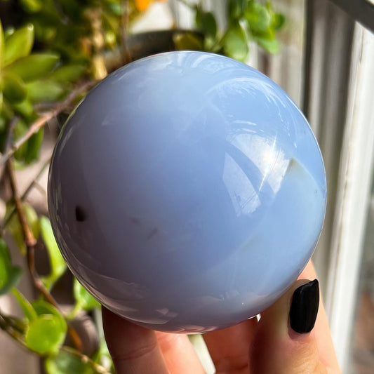 Blue Chalcedony Sphere