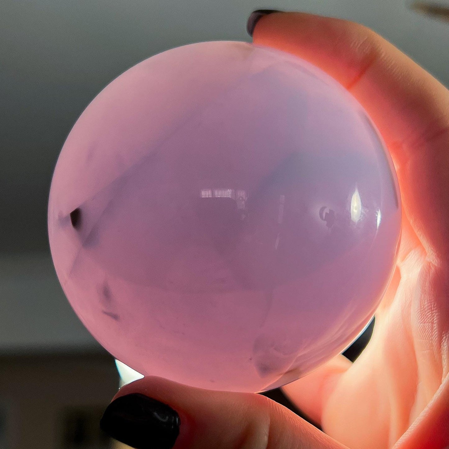 Blue Chalcedony Sphere