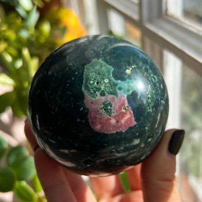 Ocean Jasper Sphere