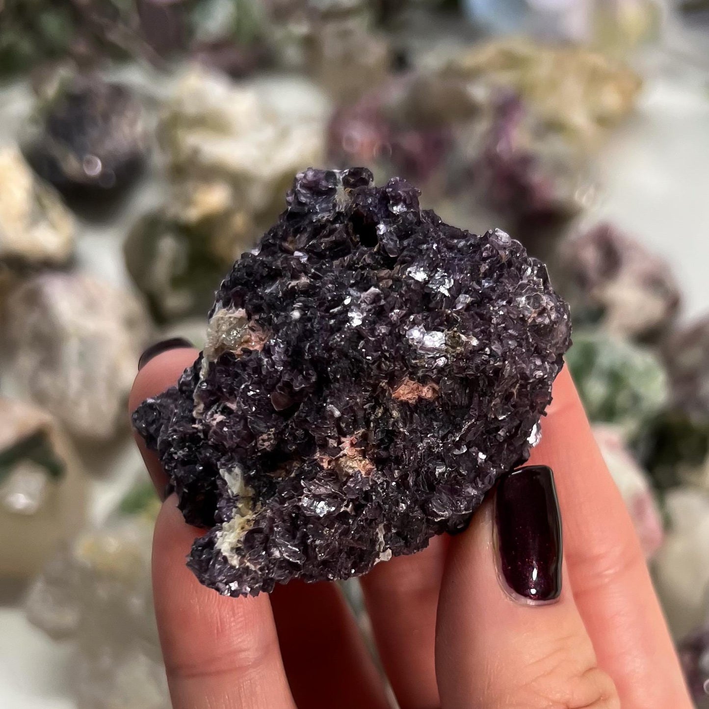 Tourmaline Lepidolite Quartz
