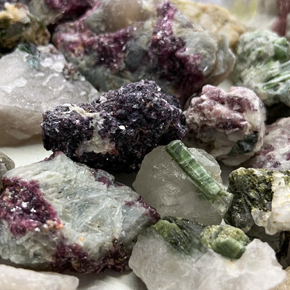 Tourmaline Lepidolite Quartz