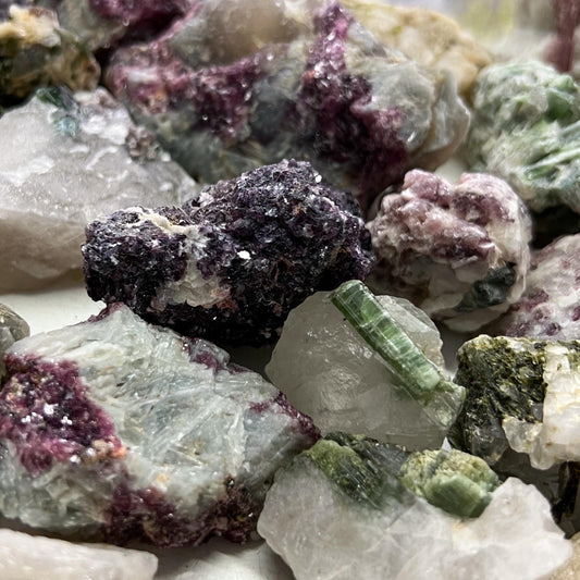 Tourmaline Lepidolite Quartz