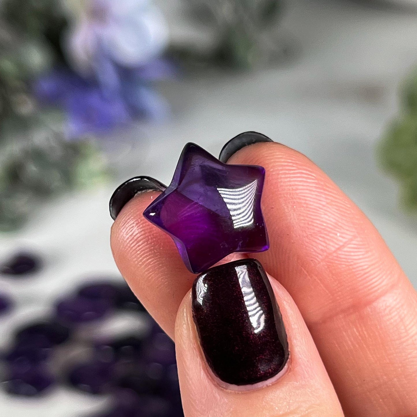 AAA Amethyst Moons and Stars