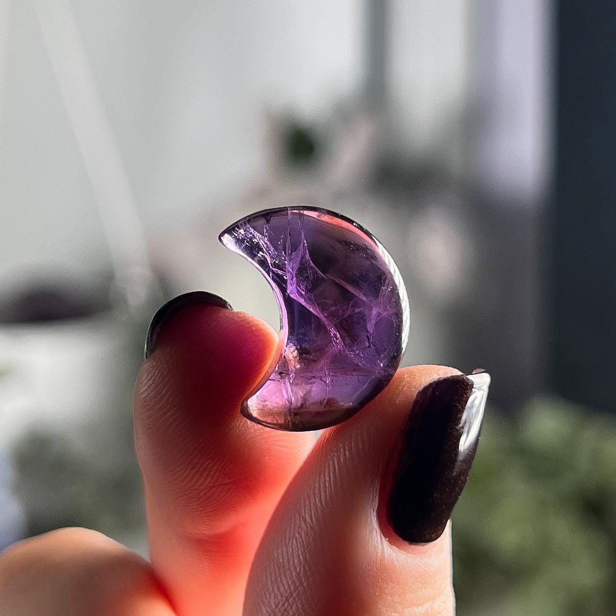 AAA Amethyst Moons and Stars