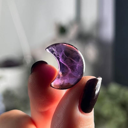 AAA Amethyst Moons and Stars