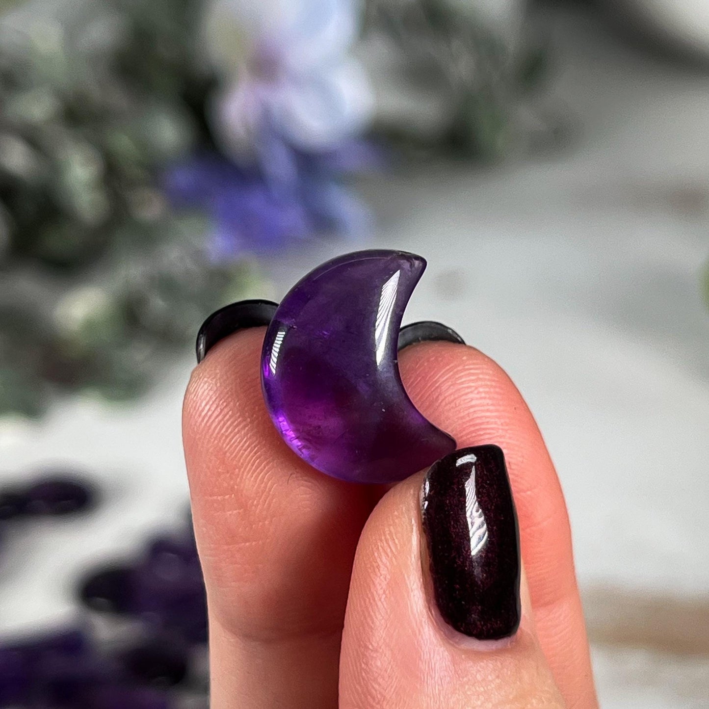 AAA Amethyst Moons and Stars