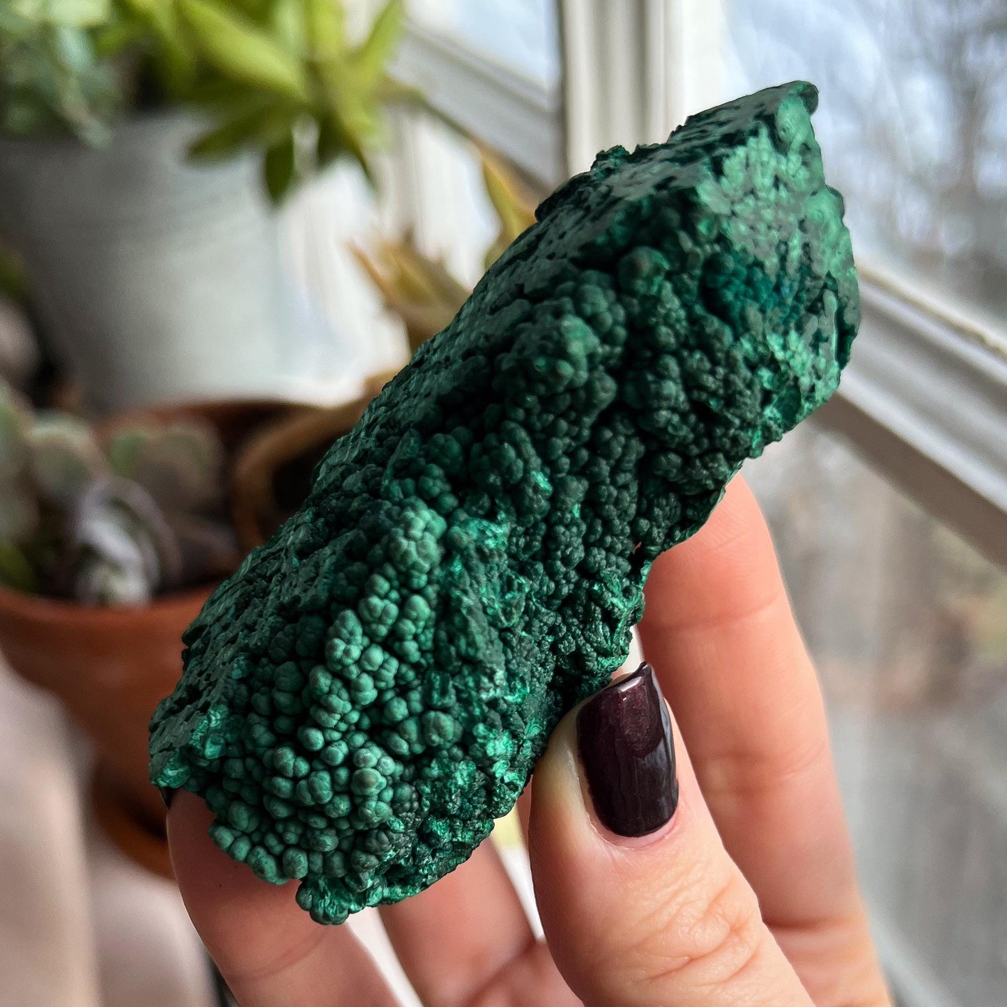 Botryoidal Malachite Tower